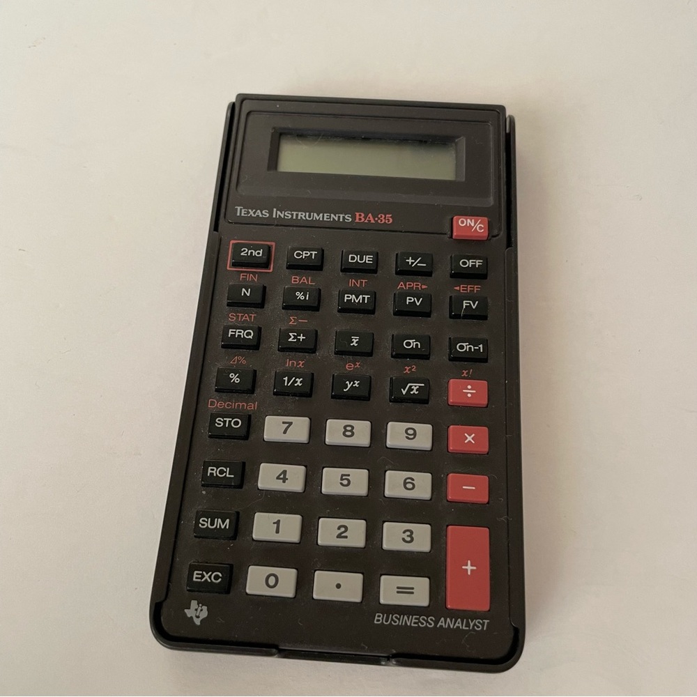 Texas Instrument Calculator BA-35